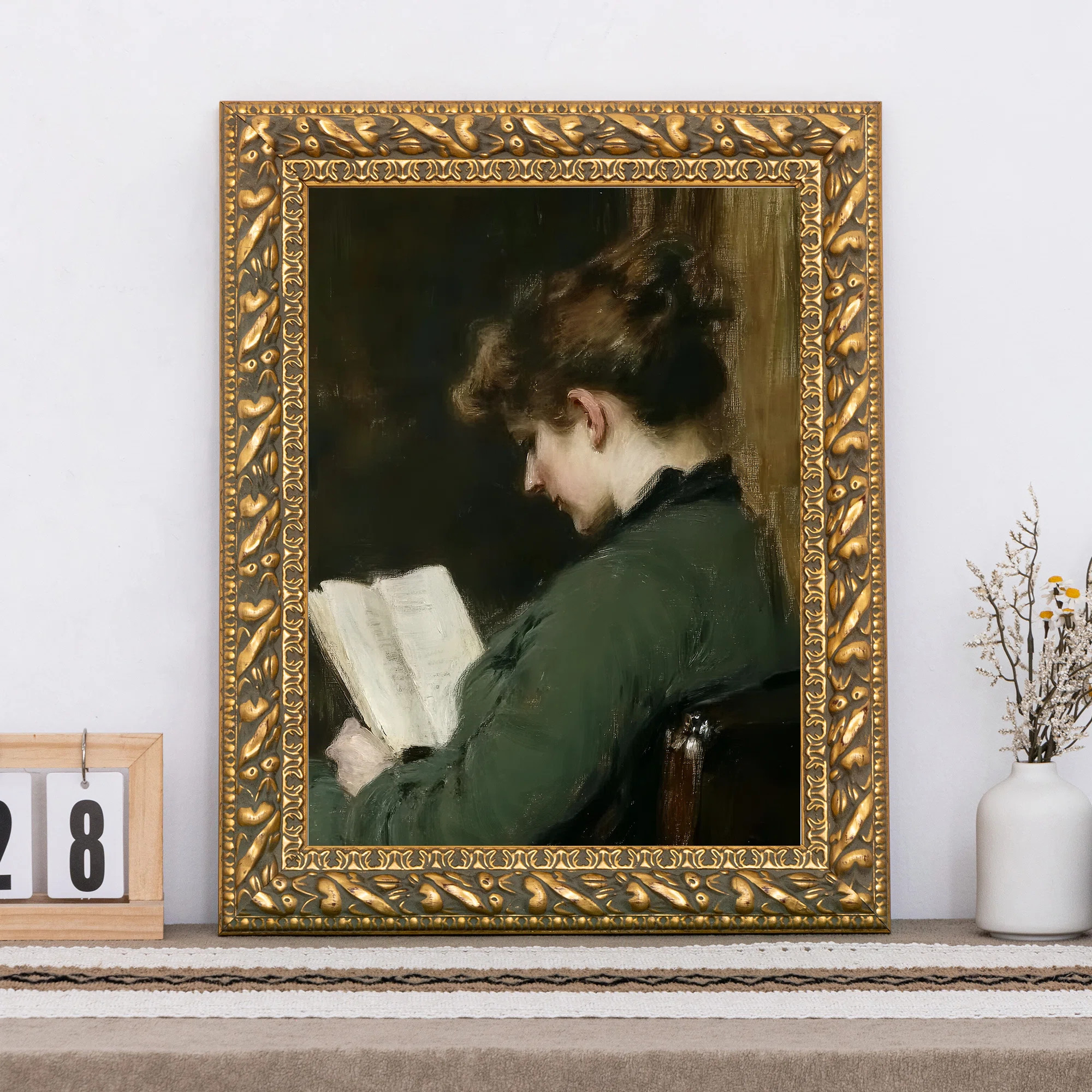 Vintage Gold Wood Picture Farme | Wayfair North America