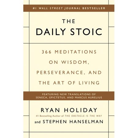 The Daily Stoic : 366 Meditations on Wisdom Perseverance and the Art of Living (Hardcover) | Walmart (US)