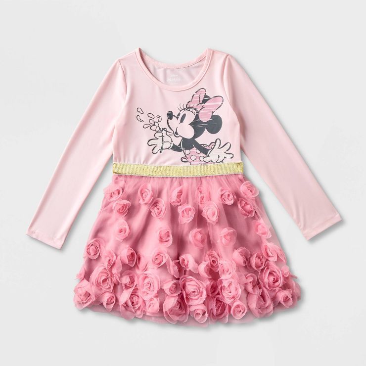 Toddler Girls' Disney Minnie Mouse Ballerina Dress - Purple | Target