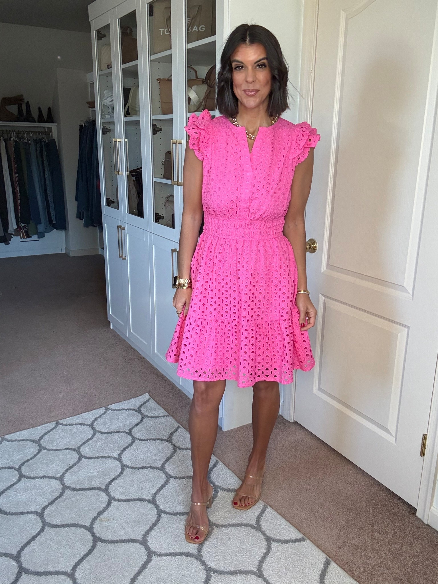 Summer casual look! Size small in dress Love the ruffles! 

#LTKSeasonal