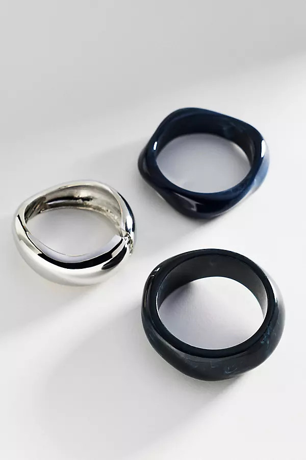 Resin Bangle Bracelets, Set of 3 | Anthropologie (US)
