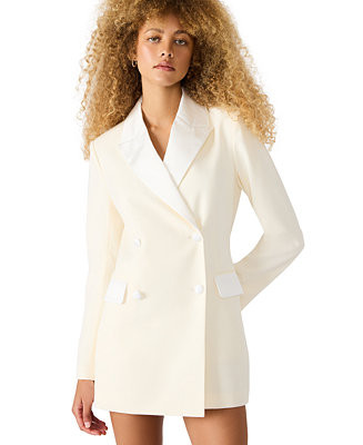 Steve Madden Women's Meridia Double Breasted Tuxedo Rompers - Macy's | Macy's
