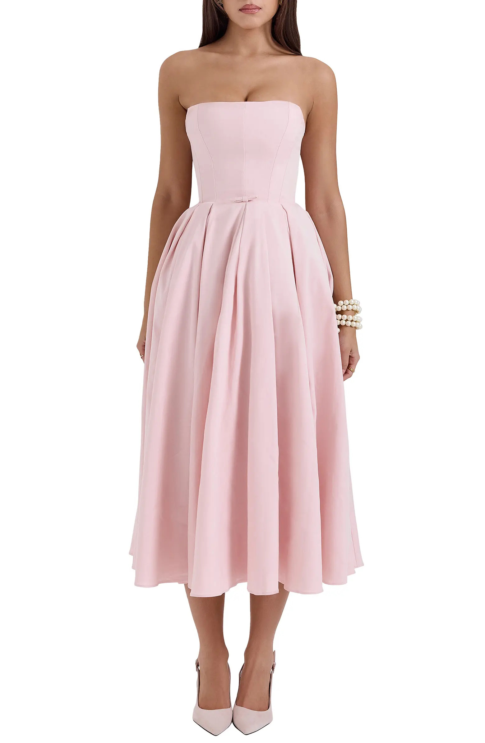 Audrey Strapless Fit & Flare Dress | Nordstrom