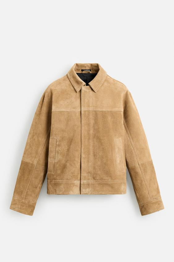 SUEDE LEATHER JACKET | Zara UK
