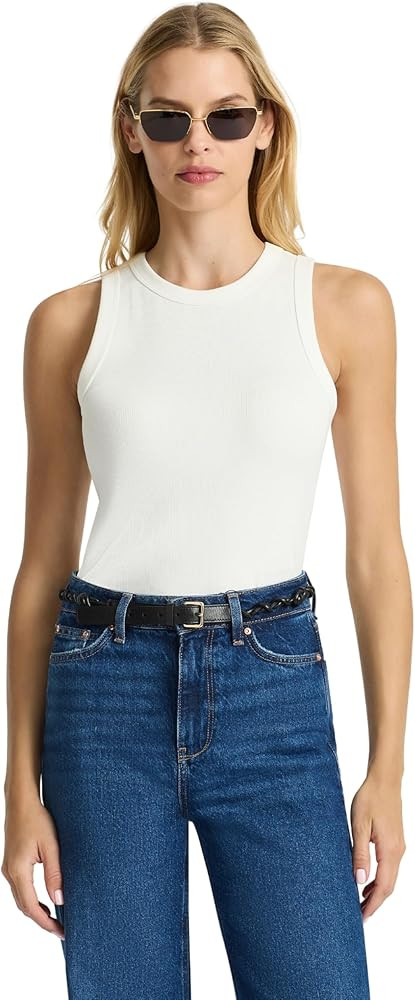 Women’s Good Earth Cotton® Tank Top – Australian-Grown Cotton, High Neck, Flattering Fit, La... | Amazon (US)