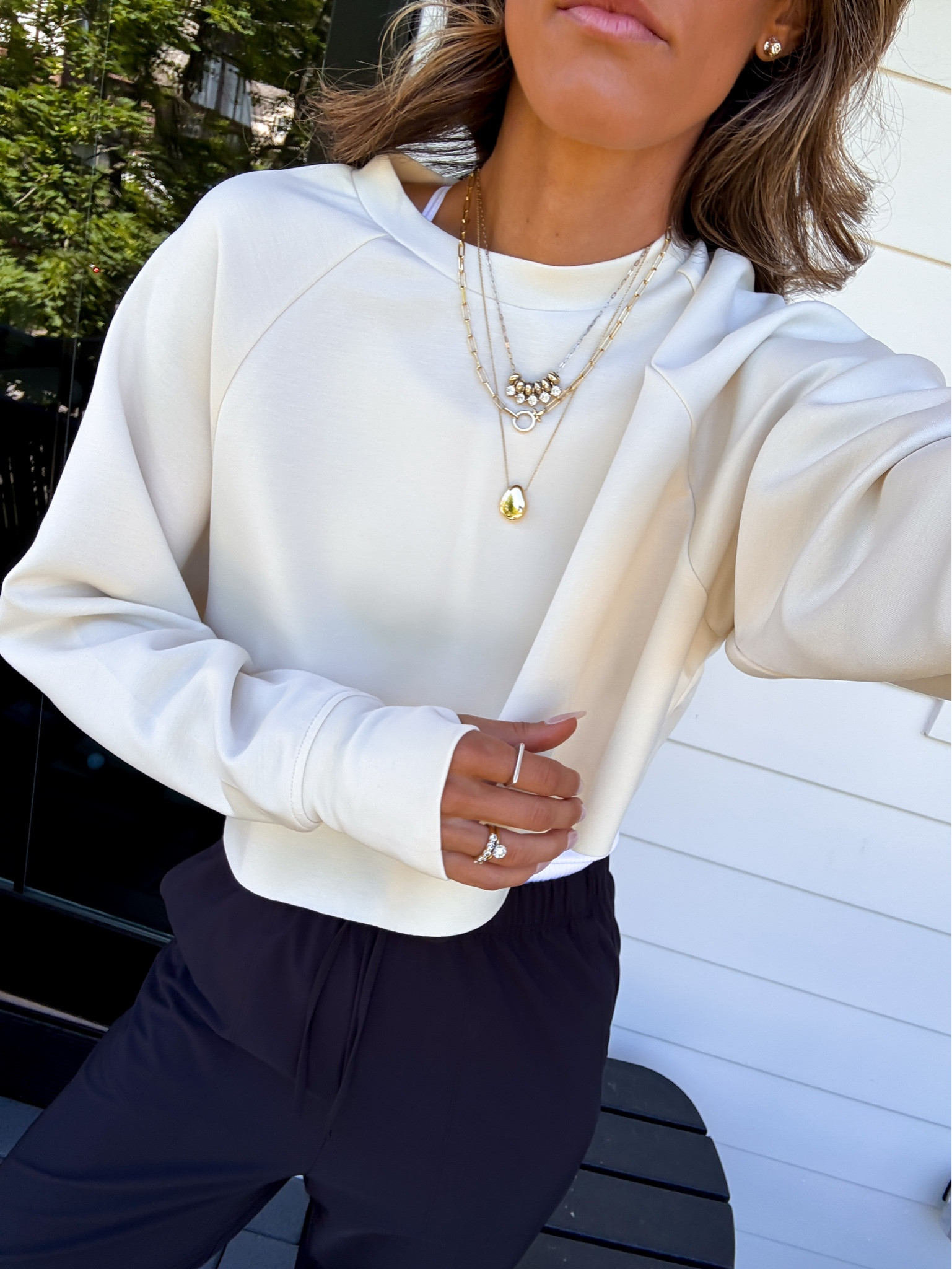 Wearing a size xsmall, tall pants (length options) and xsmall buttery pullover.

#LTKmomlife #LTKTravel #LTKootd