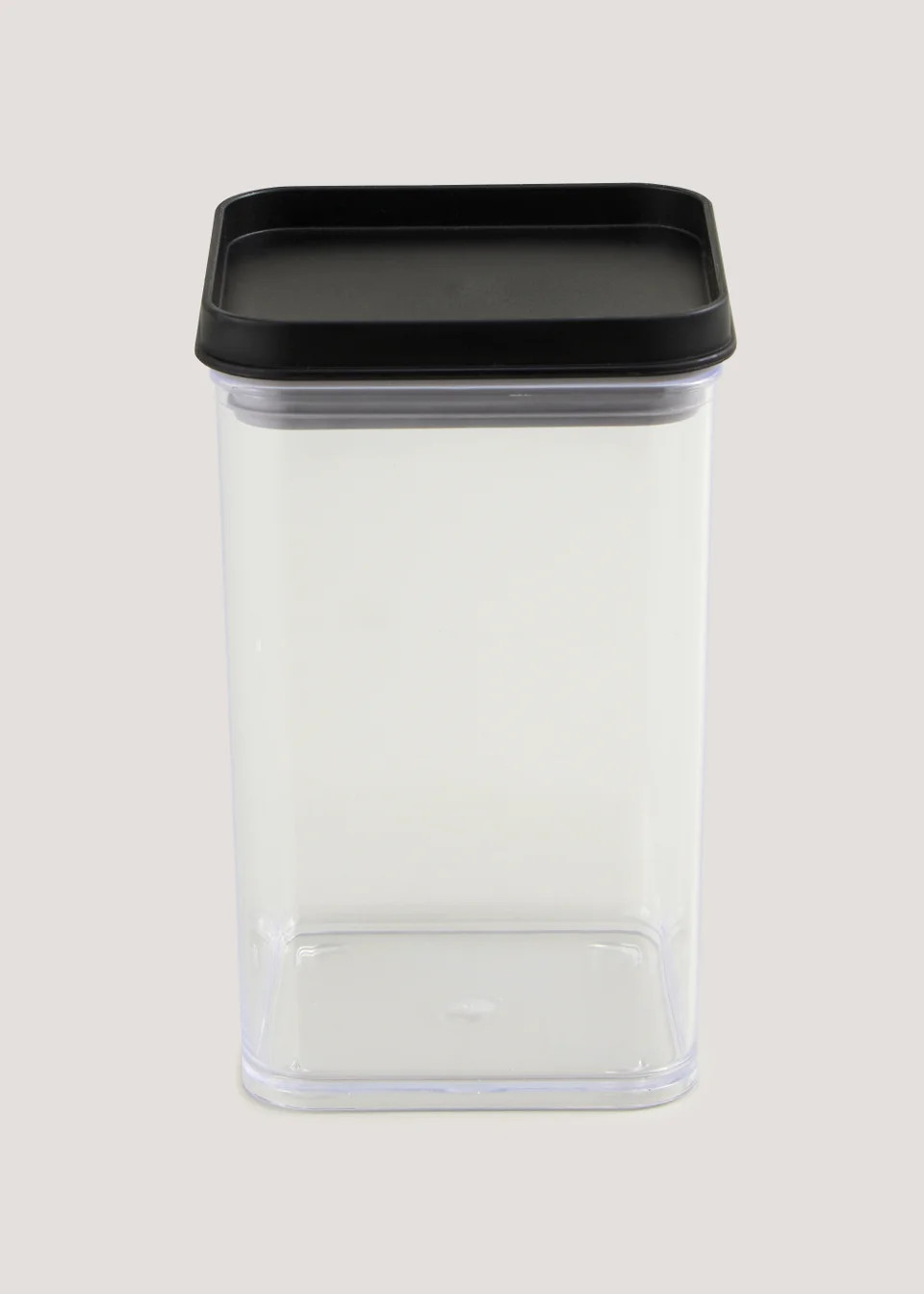 Black Lid Stackable Food Storage (1L) | Matalan (UK)