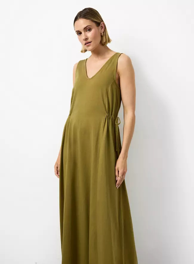 Buy Red Jersey Tie Side Midaxi Dress 14 | Midaxi | Tu | Tu Clothing
