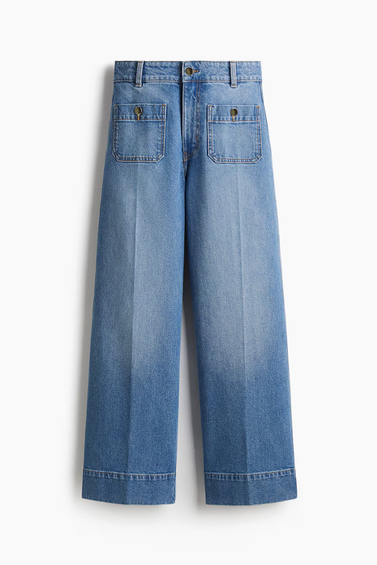 Wide High Ankle Jeans | H&M (UK, MY, IN, SG, PH, TW, HK)