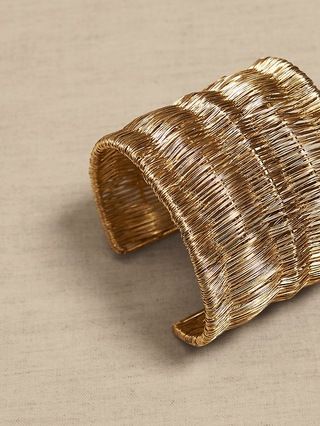 Maya Woven Cuff Bracelet | Aureus + Argent | Banana Republic (US)