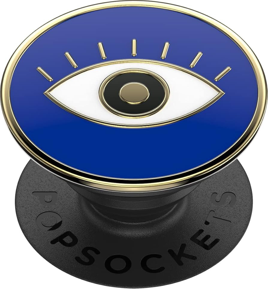PopSockets Phone Grip with Expanding Kickstand, Enamel Graphic - Evil Eye | Amazon (US)