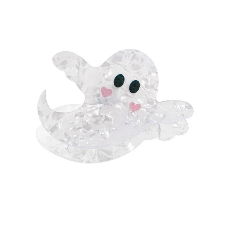 Way to Celebrate Women's Halloween Ghost Claw Clip, Multicolor, 1 Piece | Walmart (US)