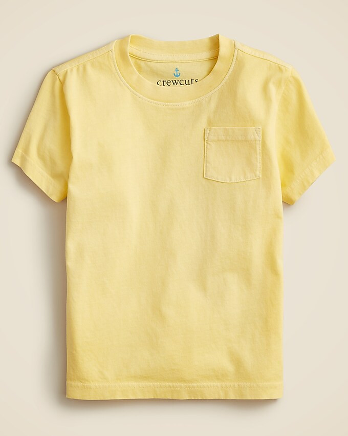 Kids' new garment-dyed pocket T-shirt | J. Crew US