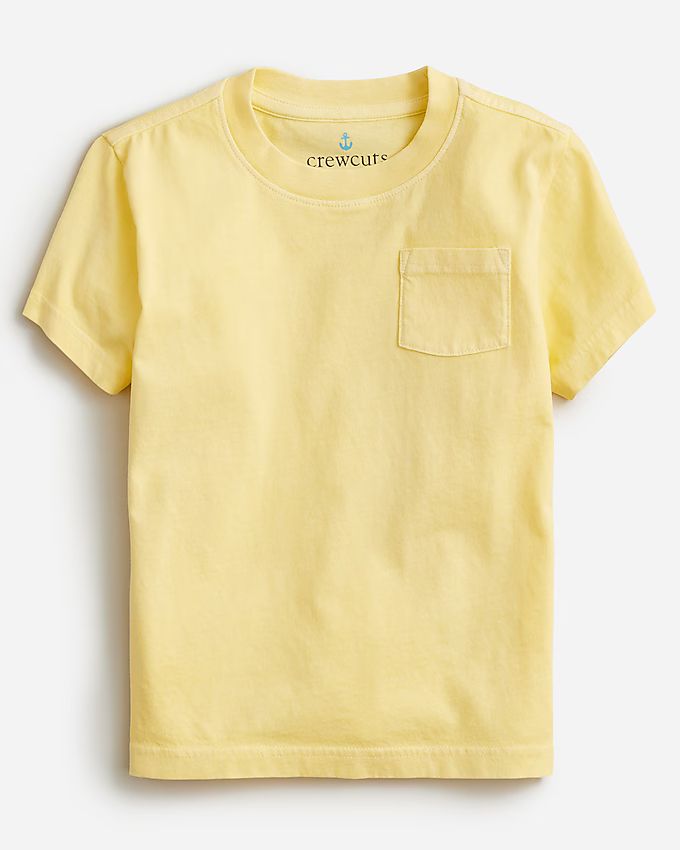 Kids' new garment-dyed pocket T-shirt | J.Crew US