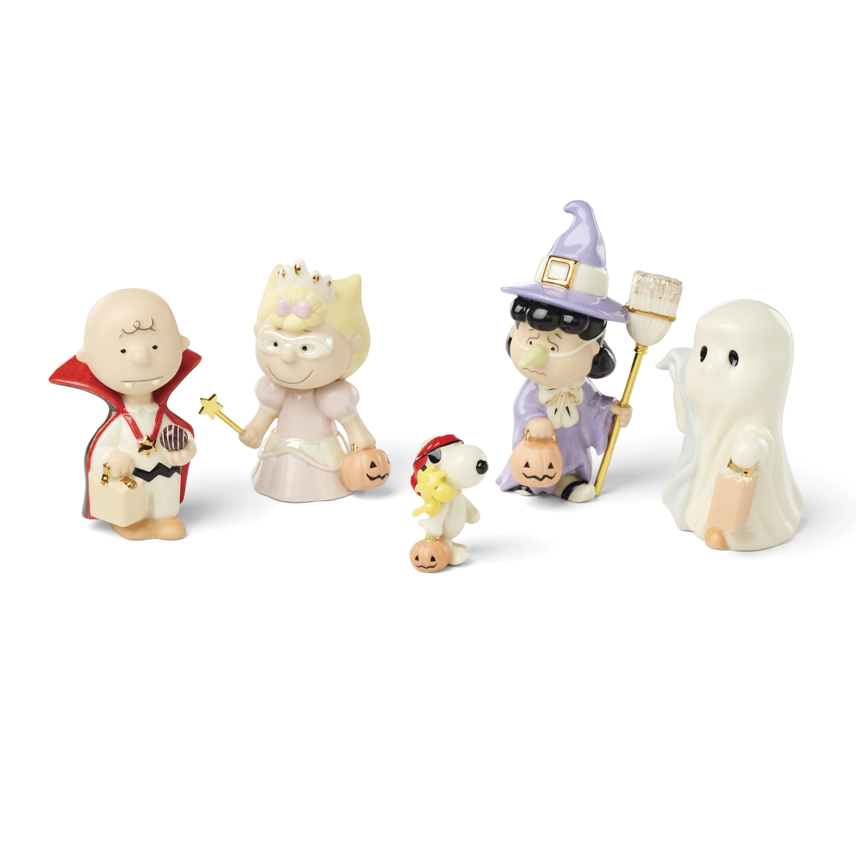 Lenox Peanuts Tricks And Treats 5-Piece Figurine Set | Wayfair North America