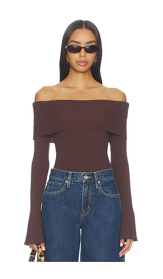 Candace Off Shoulder Sweater | Revolve Clothing (Global)