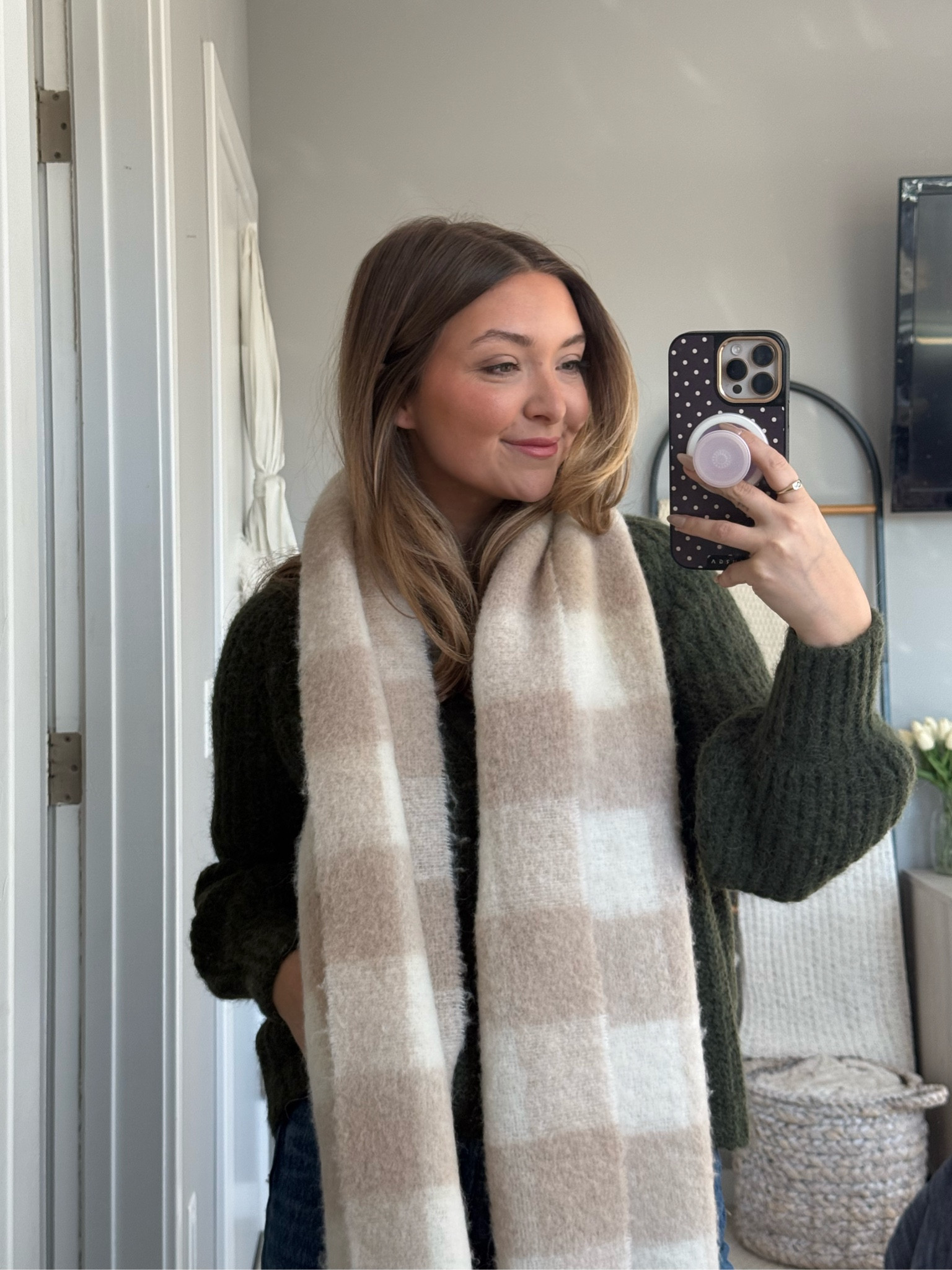 Obsessed with big scarfs during this season and I love this print with the forest green cardigan! 

#LTKSeasonal #LTKStyleTip #LTKHoliday
