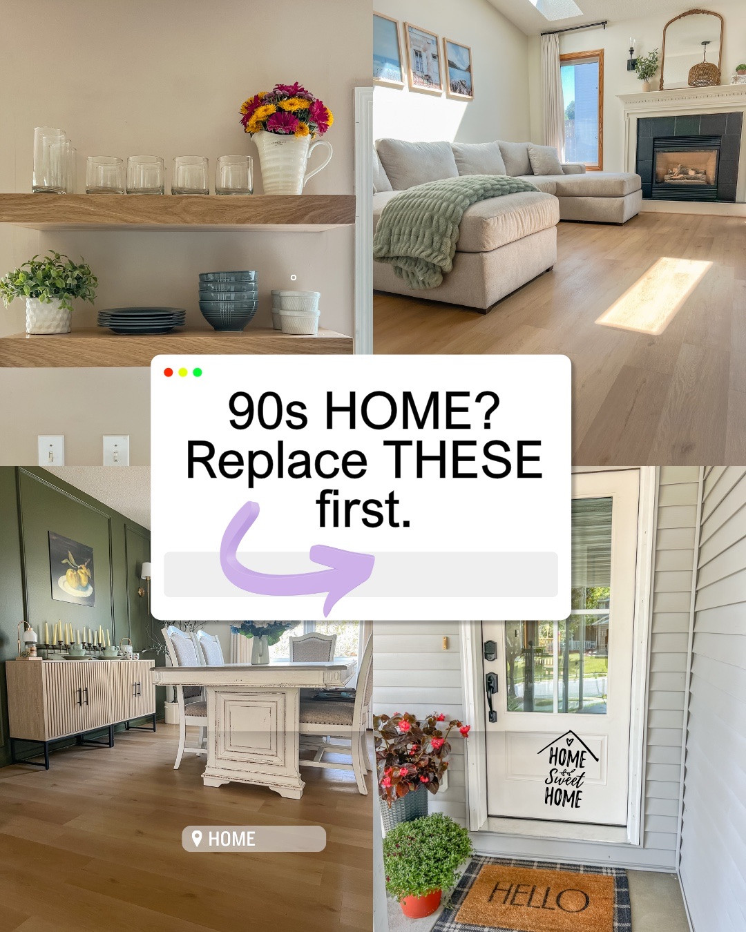 ✨ If your home was built in the ‘90s, this one’s for you.

Not every update is worth the money—but a few simple changes can completely transform how your home looks and feels.

These are the upgrades we’ve made that gave our home the biggest impact (without a full gut renovation). 🙌

Would you add anything to this list? Or what’s the first thing you’d replace in a 90s home?

👇 Tell me in the comments!

🤍 Follow @kiersten.linnea for affordable home updates, DIY inspiration, and ideas to make your house feel like home.

#90shome #homerenovation #homedecor

#LTKHome #LTKdayinmylife #LTKstorytime