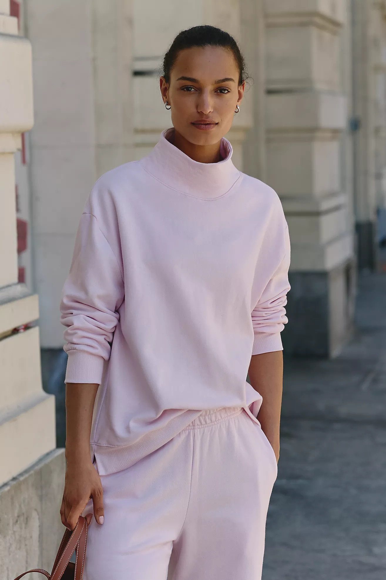 Back When 100% Cotton Mock-Neck Pullover | Anthropologie (US)