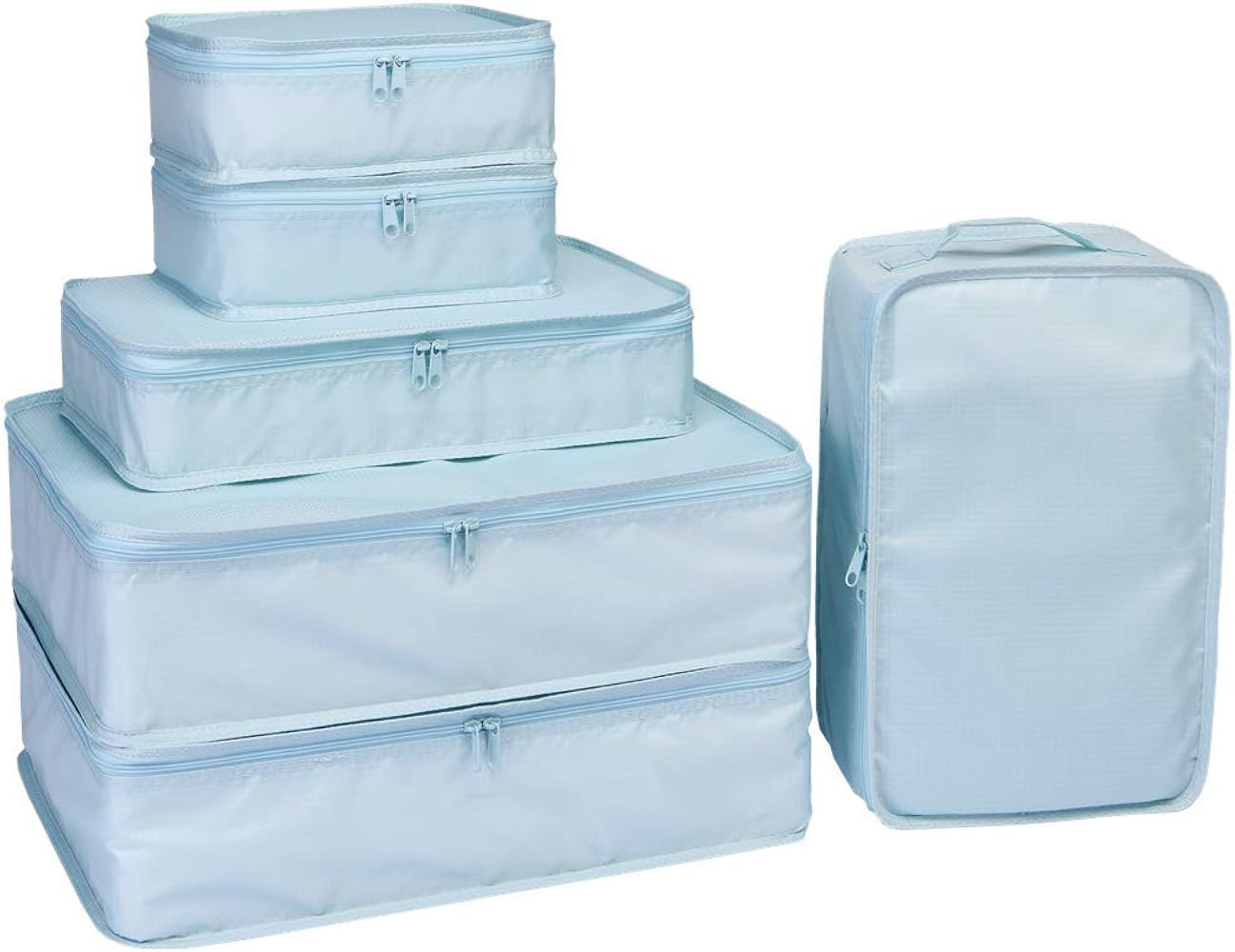 Travel Packing Cubes, Luggage Organizers with Shoe Bag | Amazon (US)