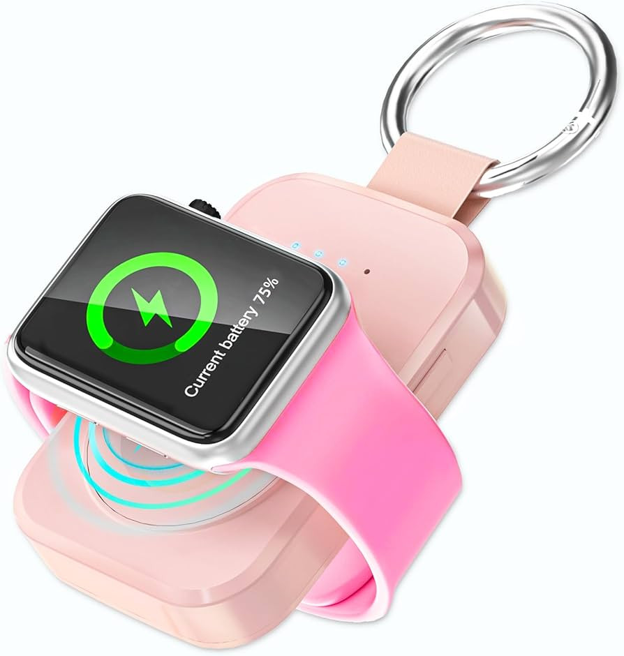 Limashing Portable Wireless Charger for Apple Watch,1000mAh iWatch Charger Magnetic Power Bank,Co... | Amazon (US)