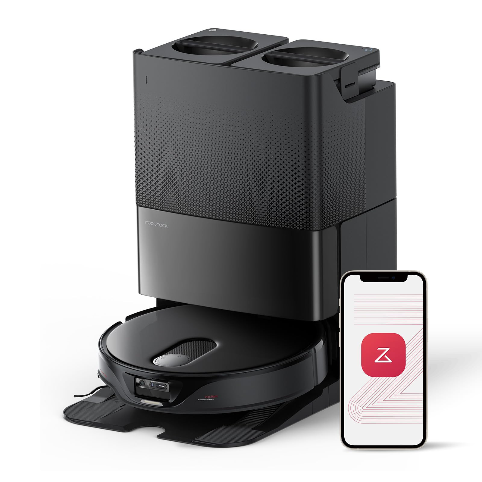 roborock Qrevo Slim Robot Vacuum and Mop Combo, 8.2cm Ultra-Slim, 3D Sensing Tech, Advanced Obsta... | Amazon (US)