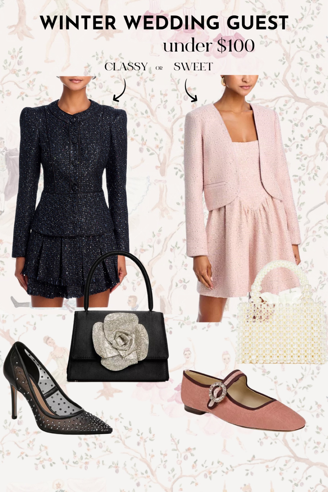 Sequin tweed separates. On Christmas sale ending 1/1!! So elegant both! Under $100 each piece linked currently  

#LTKFindsUnder100 #LTKStyleTip #LTKWedding