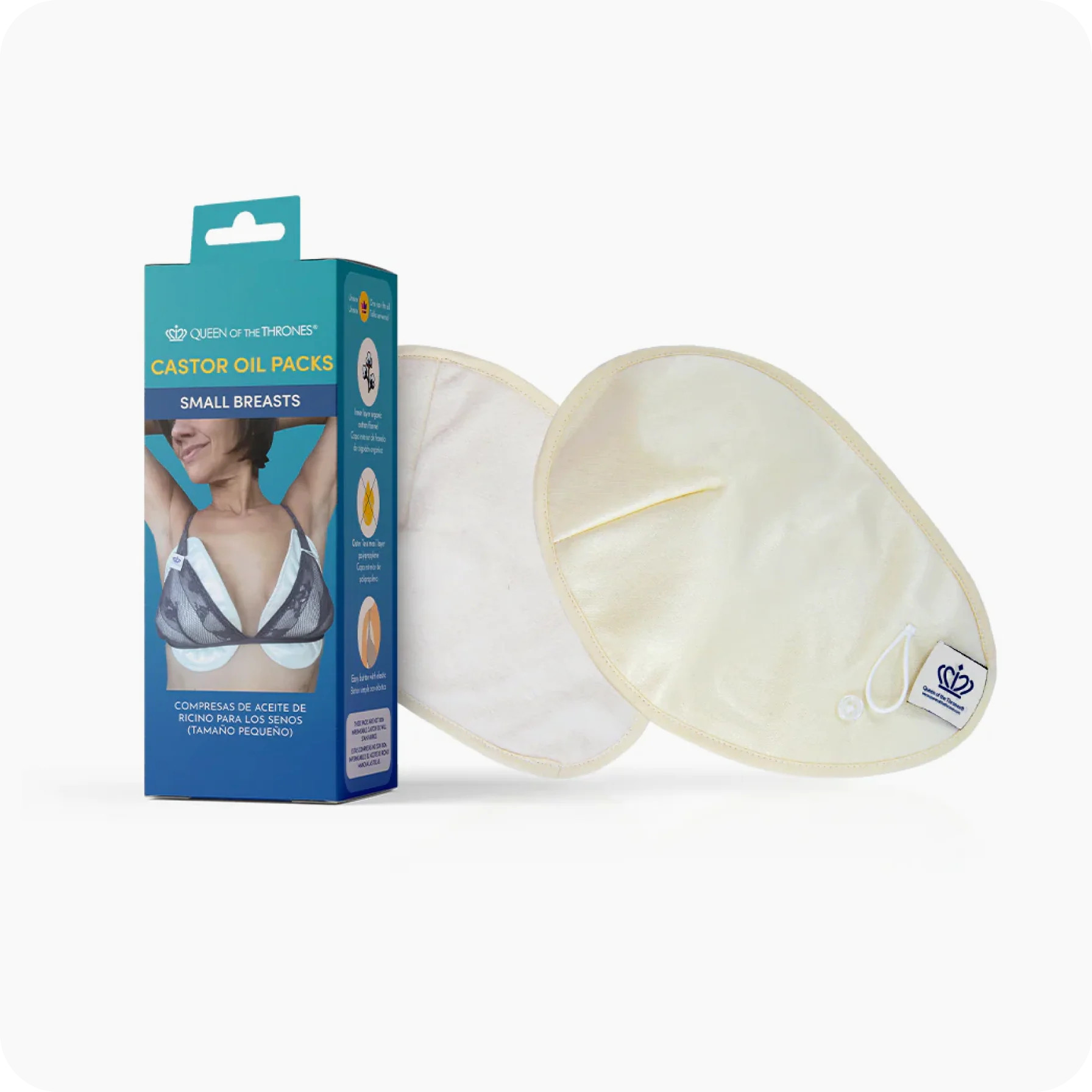 Breast Castor Oil Packs | Queen of the Thrones® | Queen of the Thrones®