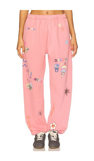 The Mayfair Group Somebody Loves You Sweatpant in Pink. - size M/L | Revolve Clothing (Global)