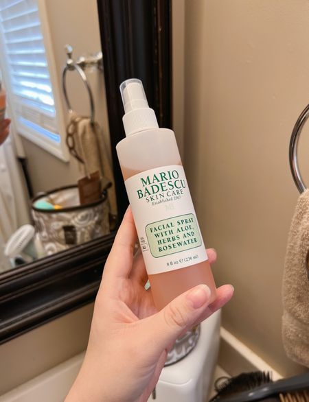 Best facial spray! Mario Badescu aloe, herb and rose water face mist. Amazon find, beauty, must have, affordable, easy application

#LTKBeautySale #LTKunder50 #LTKbeauty