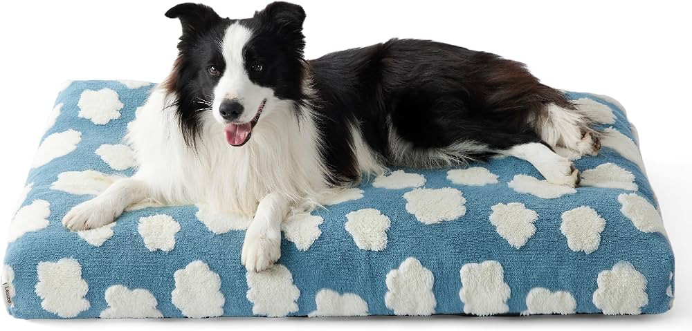 Lesure Dog Beds Large Sized Dog-Thick Shredded Chopped Foam Pet Bed, Dog Bed Indoor with Removabl... | Amazon (US)