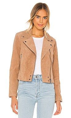 BLANKNYC Suede Moto Jacket in Act Natural from Revolve.com | Revolve Clothing (Global)
