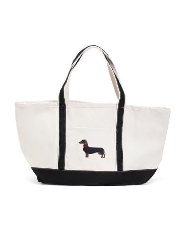 Canvas dachshund dog tote bag | TJ Maxx
