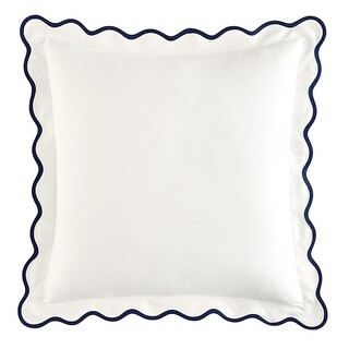 Scalloped Outdoor Pillow Cover - Select Colors | Ballard Designs, Inc.