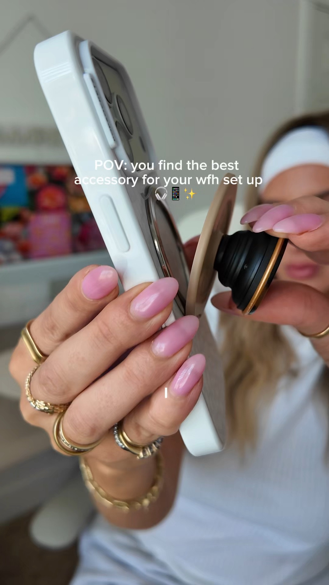 One of my most used tech accessories! The PopSockets Kick-Out Grip has been a staple in my desk setup for the past year. I love being able to move between using the grip and stand depending on what I'm doing. Also, the new colors are SO cute!

#LTKdayinmylife #LTKmorningroutine #LTKWorkwear