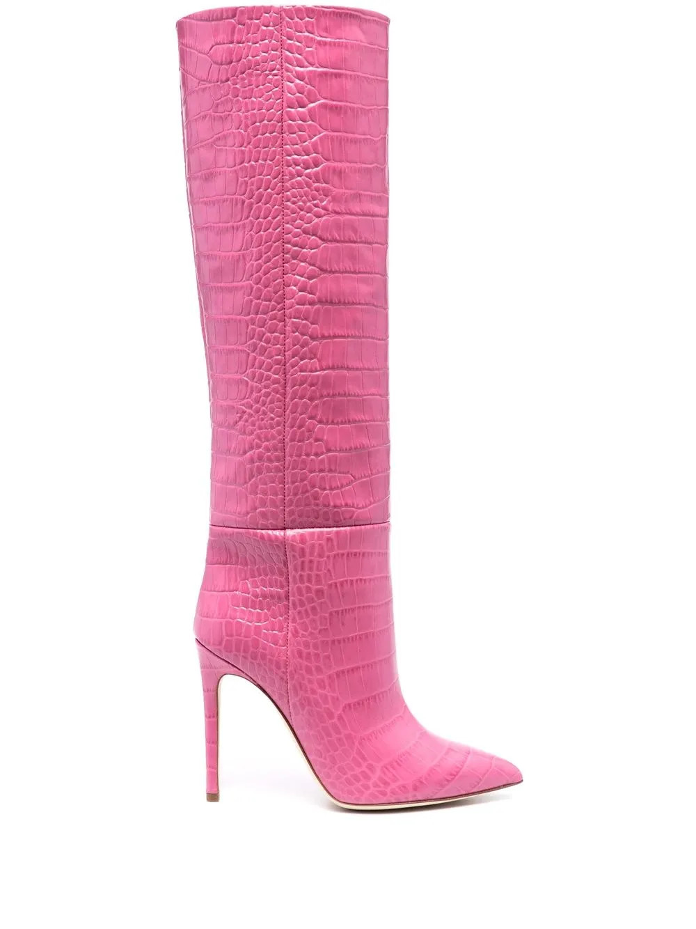 120mm crocodile-effect knee-length boots | Farfetch Global
