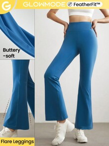 GLOWMODE 31" FeatherFit™ Flared Leggings | SHEIN