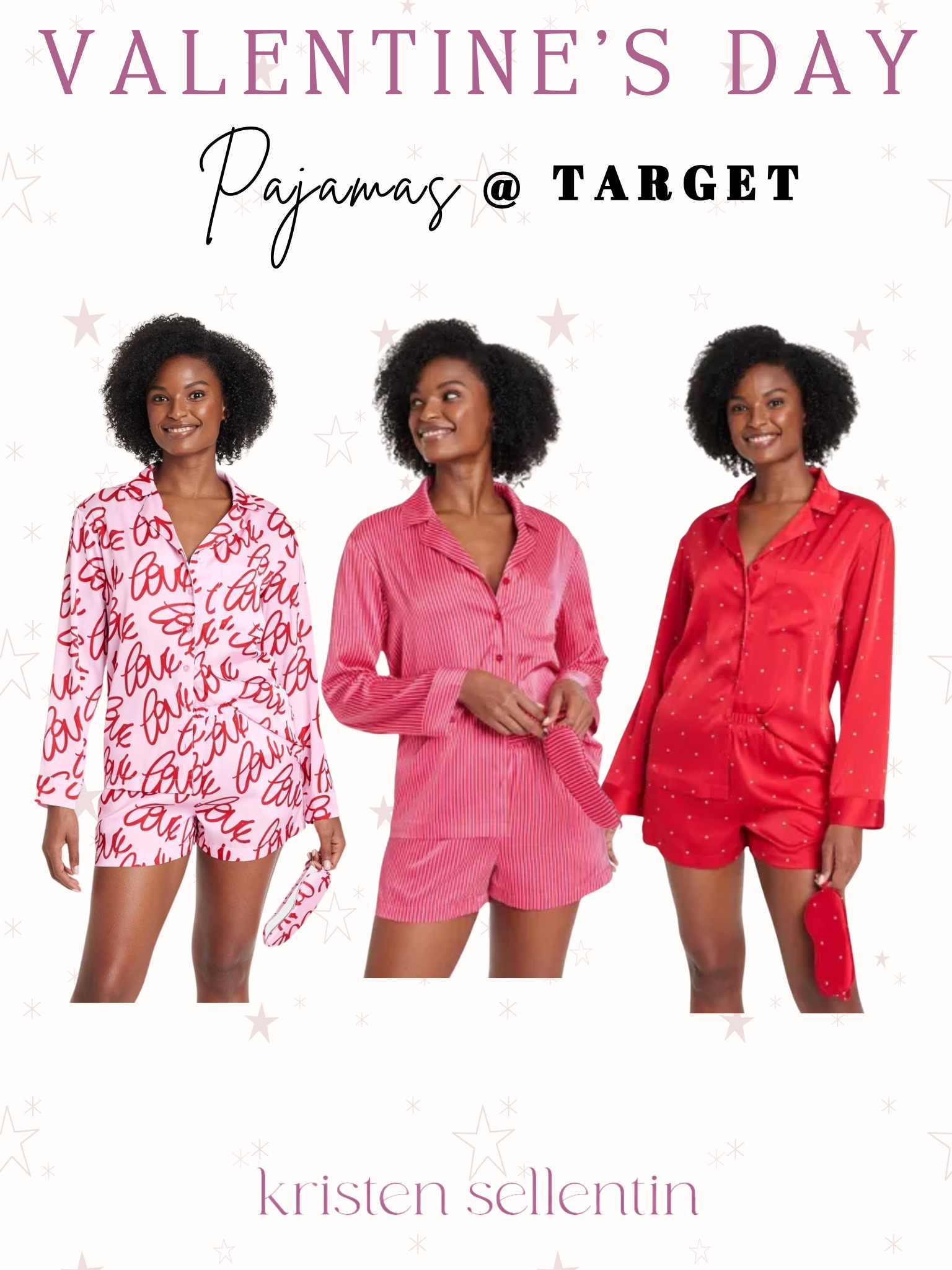 Valentine’s Day Find 

These 3 piece pajama sets at Target are selling fast!  TTS, I suggest not sizing up. 

#LTKSeasonal #LTKFindsUnder50 #LTKFamily