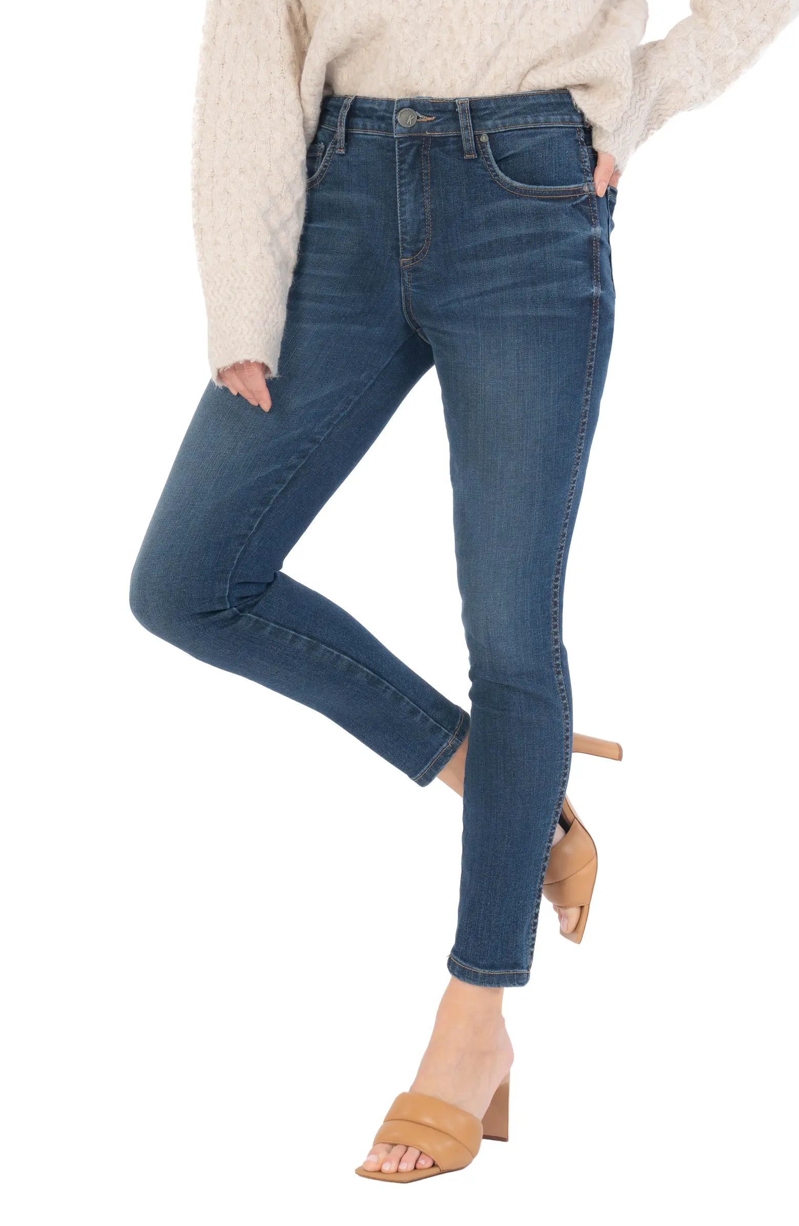KUT from the Kloth Donna Fab Ab High Waist Ankle Skinny Jeans | Nordstrom | Nordstrom