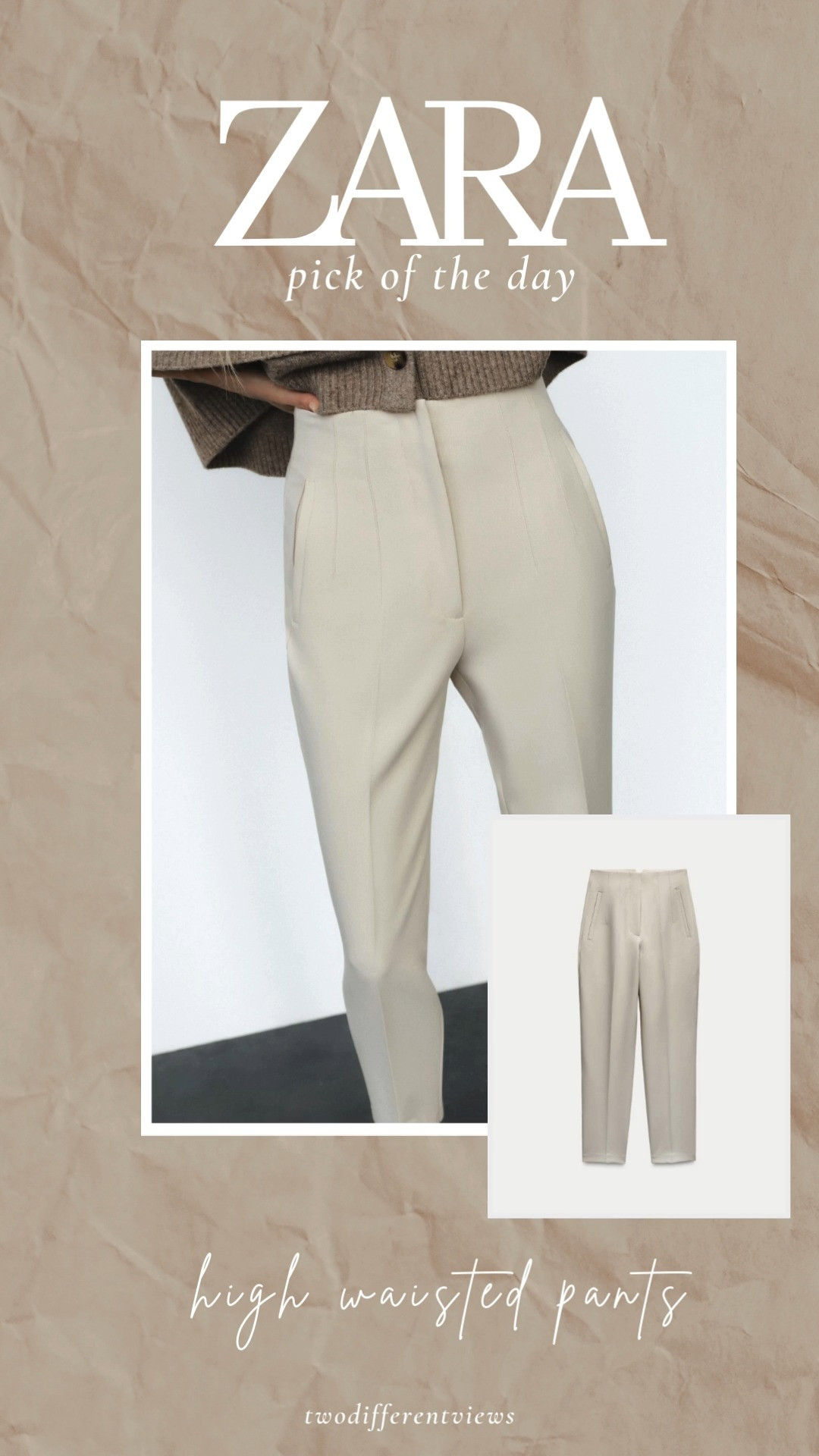 zara: high waisted pants
spring outfit
workwear
work outfit  

 #LTKWatchNow #LTKSeasonal #LTKWorkwear