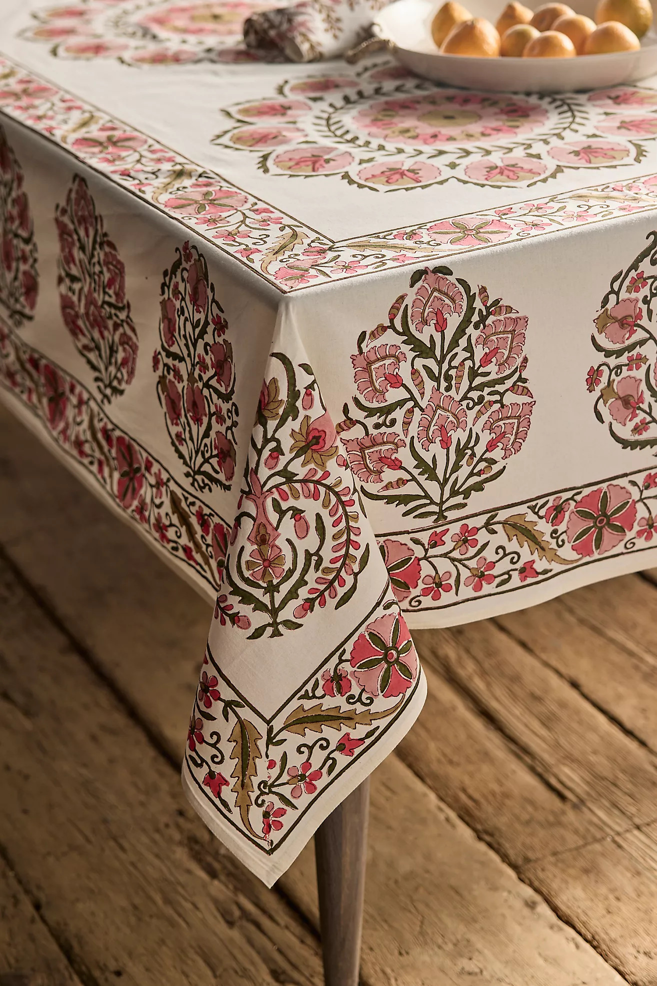 Rosy Floral Tablecloth | Anthropologie (US)