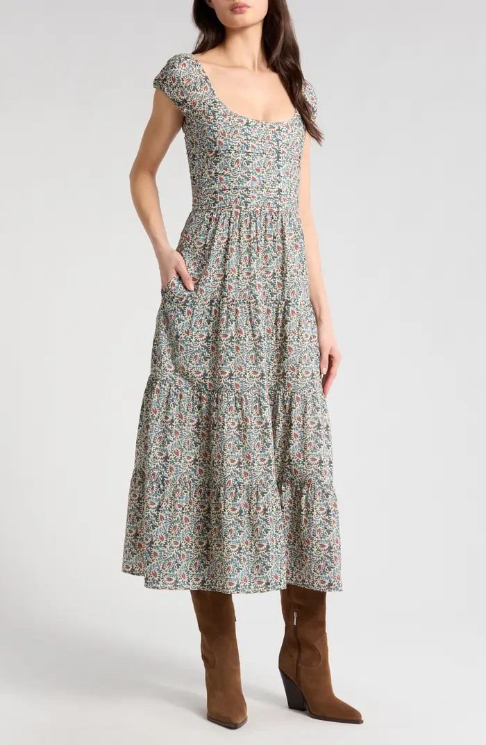 Machella Botanical Print Maxi Dress | Nordstrom