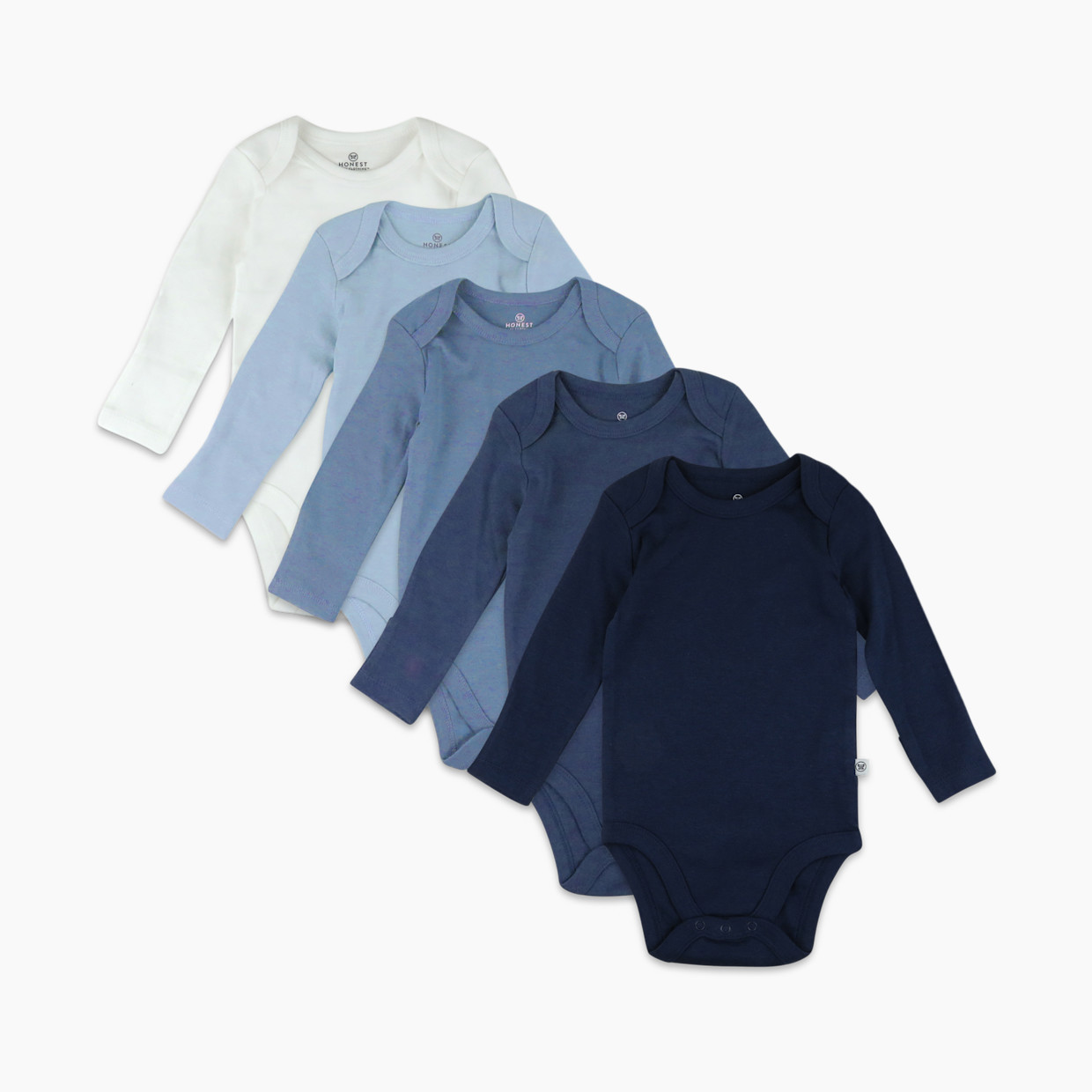 5-Pack Organic Cotton Long Sleeve Bodysuit | Babylist