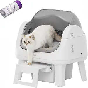 PetPivot Open Top Self Cleaning Cat Litter Box, Automatic Litter Box with 7 Pairs of Safety Senso... | Amazon (US)