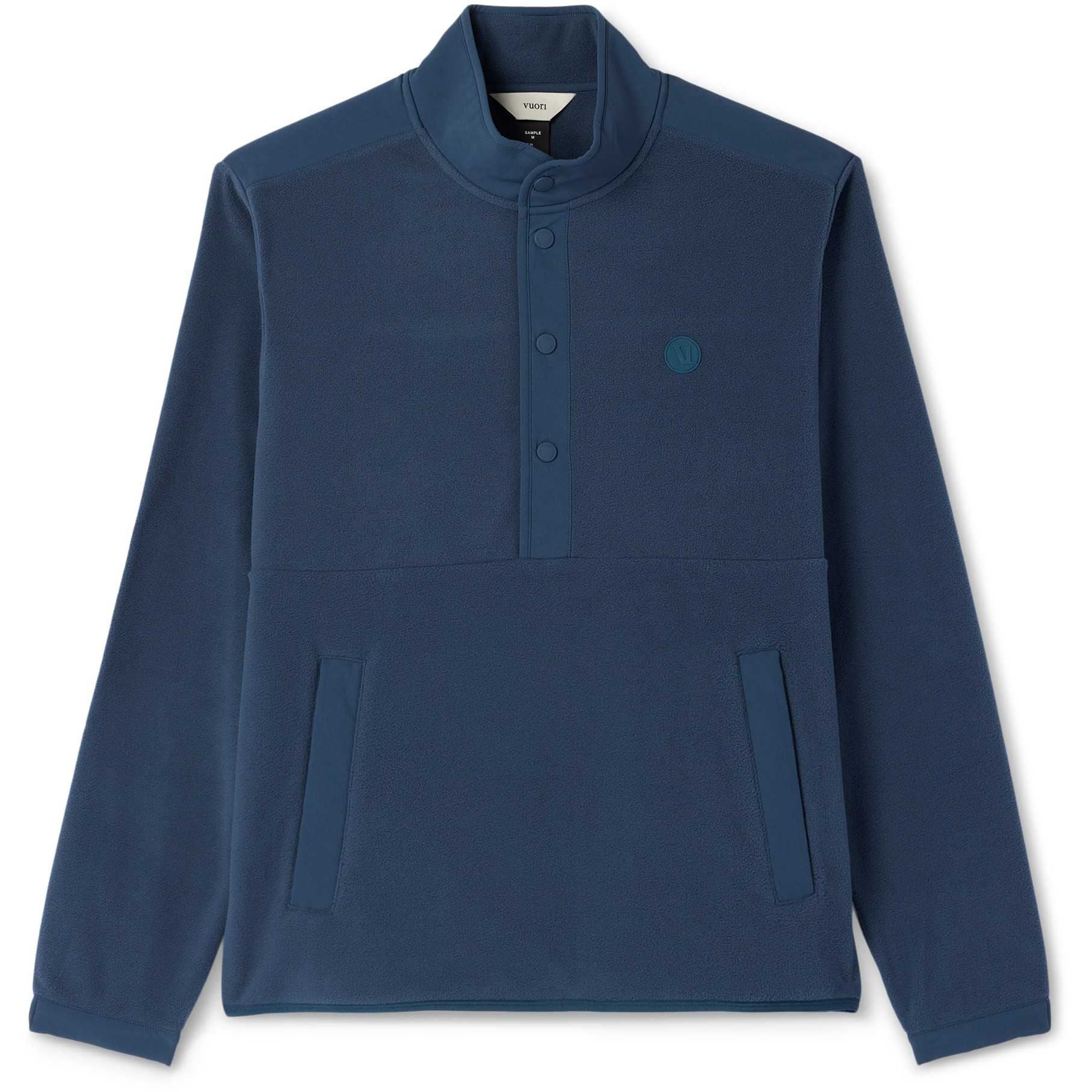 Vuori Men's Aspen Half-Snap Fleece Blue S | REI