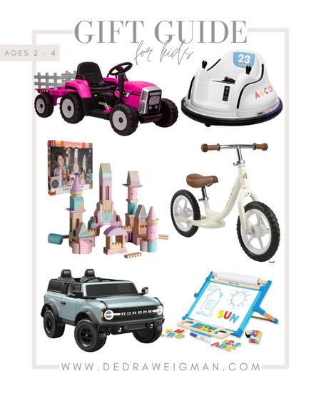 Gift ideas for kids ages 2-4! 

#ltkgiftguide #giftguide #giftideas 

#LTKSeasonal #LTKHoliday #LTKkids