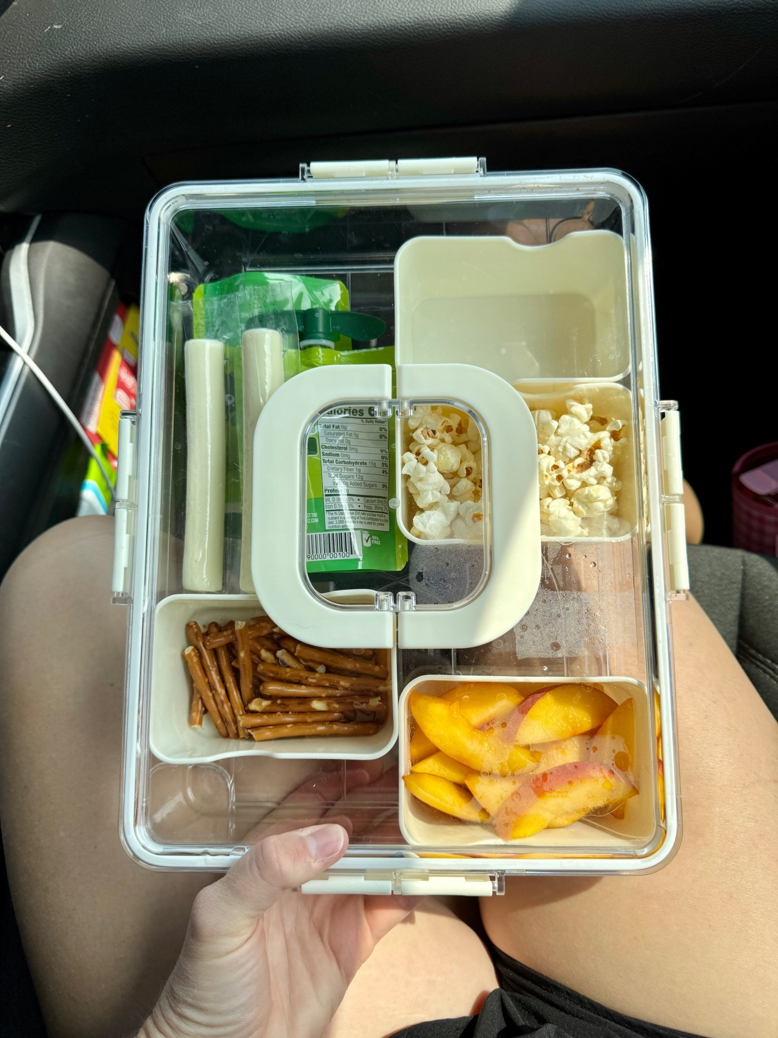 The best on the go snack tray! I swear my kids eat more in the form of snack plate!

Snack container with removable compartments | travel hack | mom essentials | toddler favorites | diaper bag gear | minivan mom | beach supplies | vacation packing | snackle box | kid approved | snacks on the go |

#LTKmomlife #LTKKids #LTKTravel