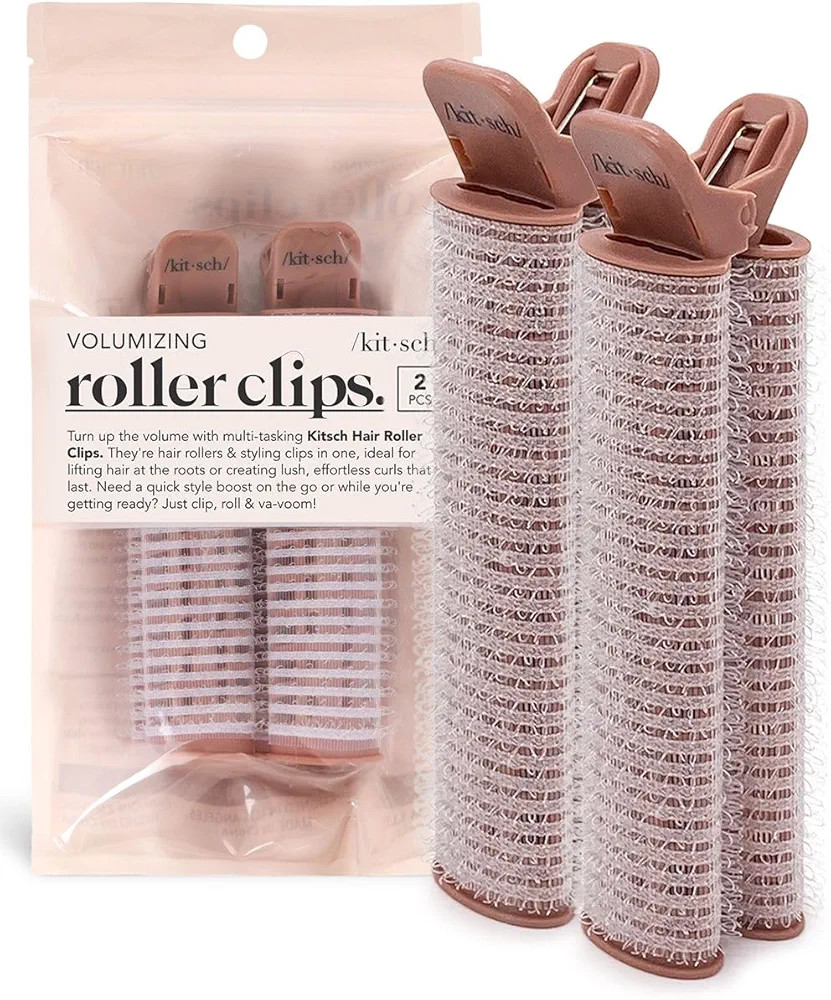 Kitsch Instant Volumizing Hair Clips for Women - Roller Clips for Volume, Curls & Root Lift for A... | Amazon (US)