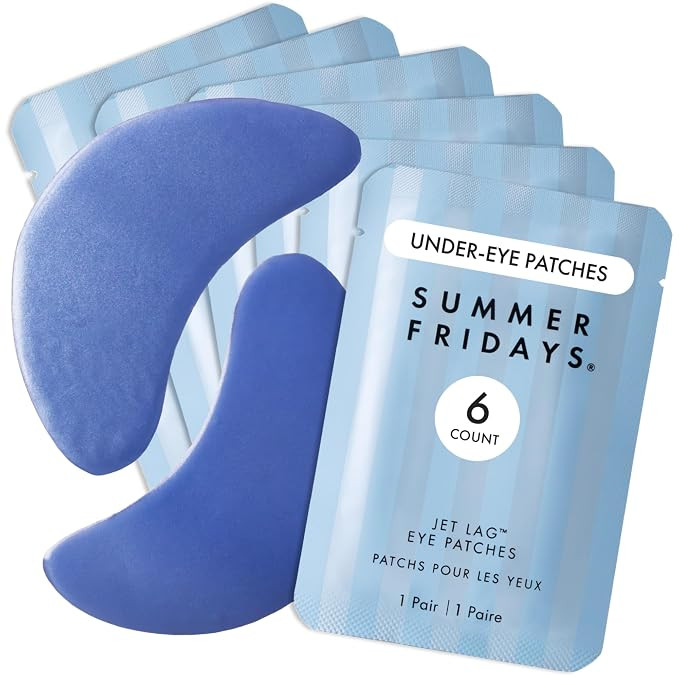 Summer Fridays Jet Lag Hydrating Eye Patches - De-puffing Hydrogel Under Eye Masks with Hyaluroni... | Amazon (US)