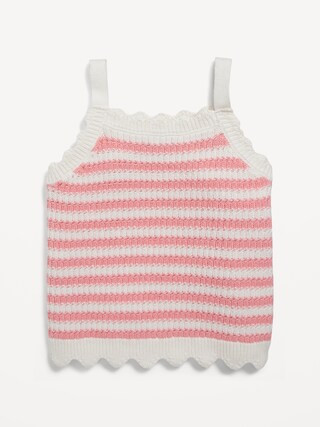 Fitted Cropped Sweater Tank Top for Girls | Old Navy (US)